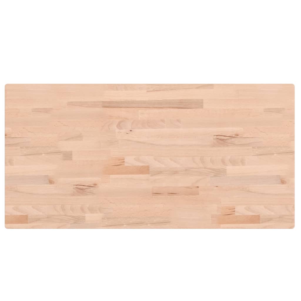 Bathroom Countertop 100x50x4 cm Solid Wood Beech