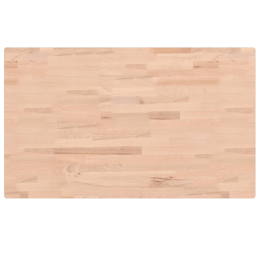 Bathroom Countertop 100x60x4 cm Solid Wood Beech