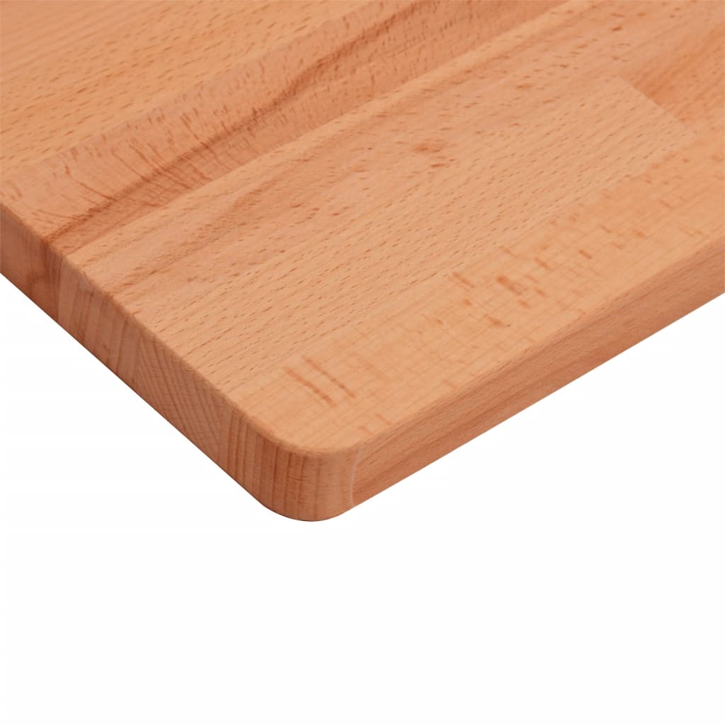 Bathroom Countertop 80x40x2.5 cm Solid Wood Beech