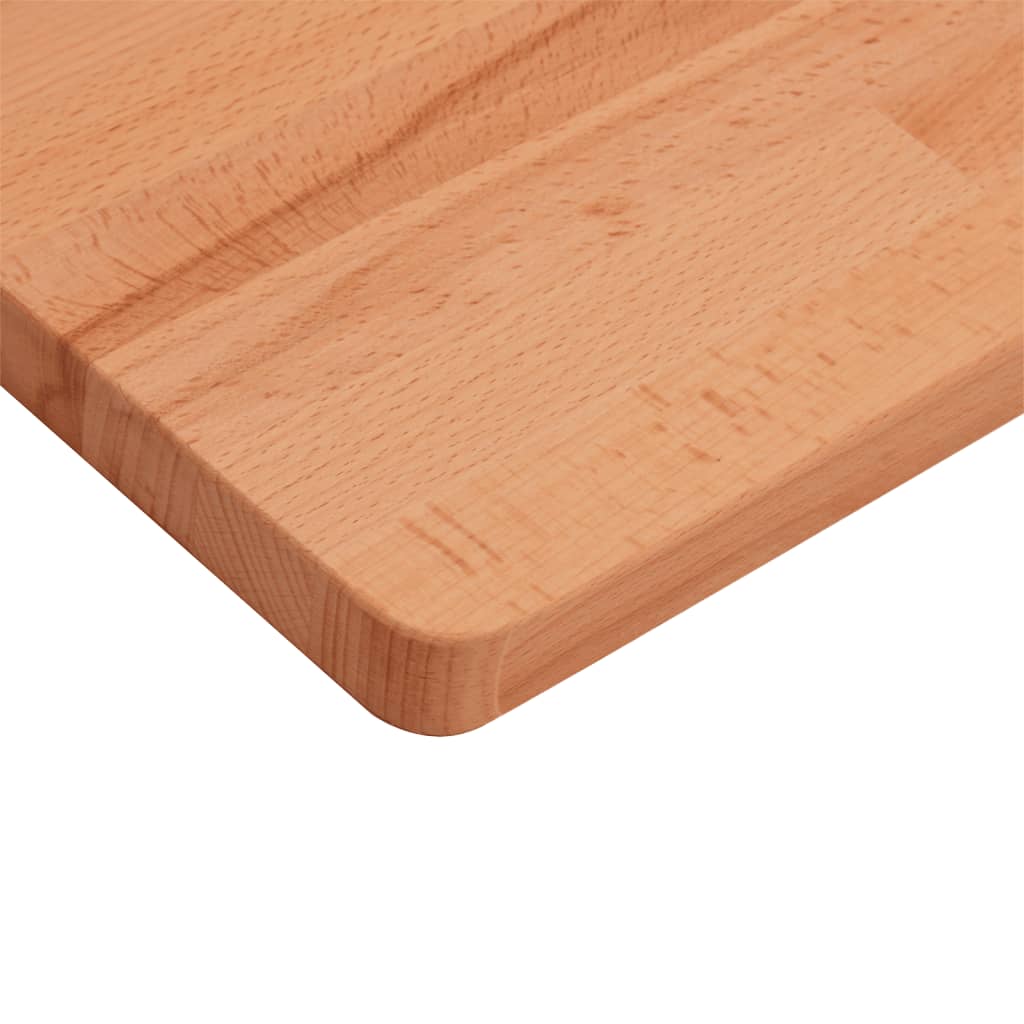 Bathroom Countertop 100x50x2.5 cm Solid Wood Beech