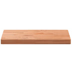 Bathroom Countertop 80x40x4 cm Solid Wood Beech