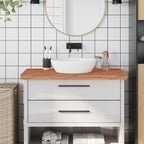 Bathroom Countertop 100x50x4 cm Solid Wood Beech