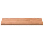 Bathroom Countertop 100x60x4 cm Solid Wood Beech