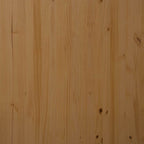 Rolling Cabinet with Drawers MOSS Honey Brown Solid Wood Pine