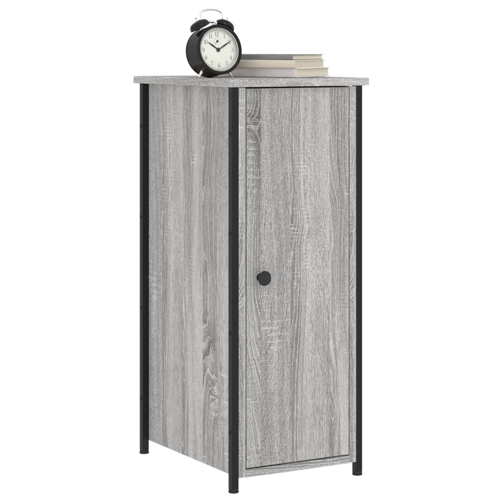 Bedside Cabinet Grey Sonoma 32x42x80 cm Engineered Wood