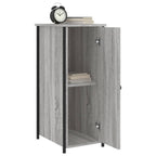 Bedside Cabinet Grey Sonoma 32x42x80 cm Engineered Wood
