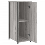 Bedside Cabinet Grey Sonoma 32x42x80 cm Engineered Wood