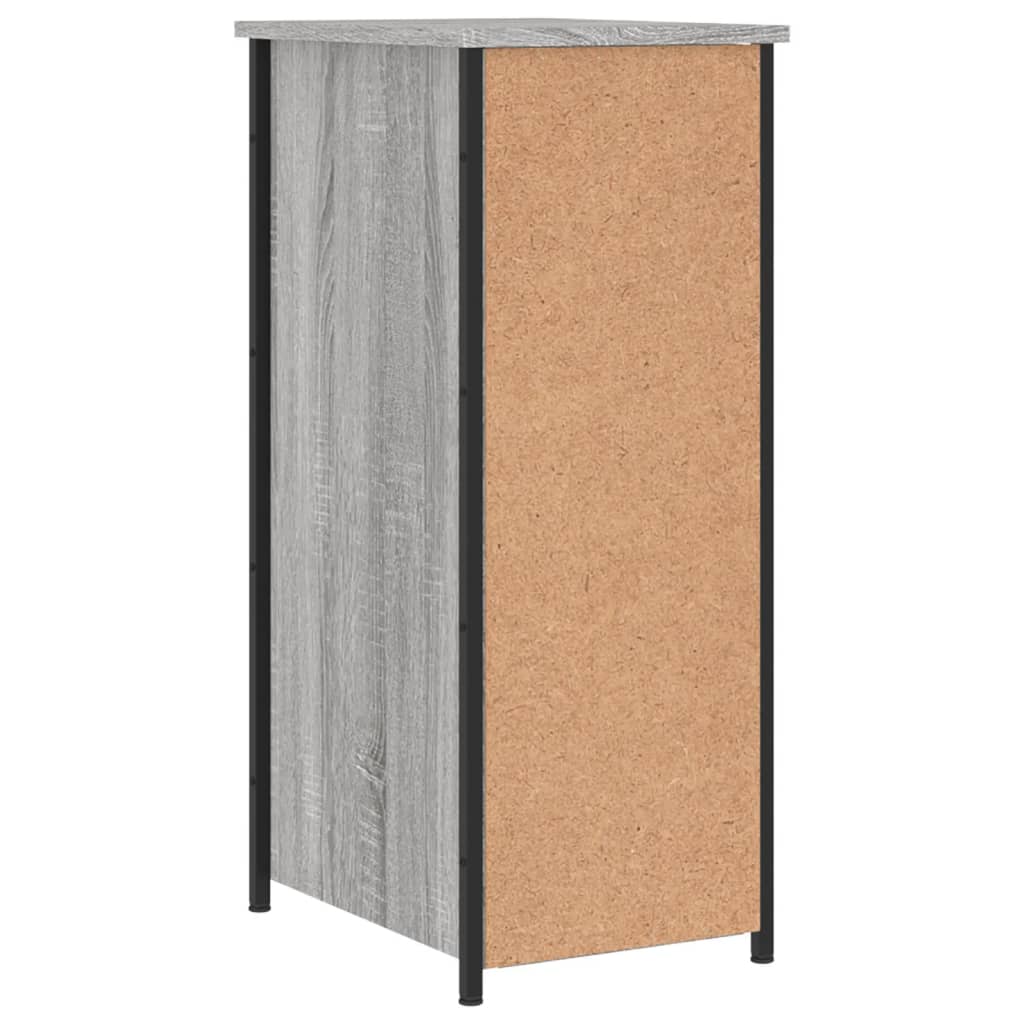 Bedside Cabinet Grey Sonoma 32x42x80 cm Engineered Wood