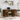 Desk Smoked Oak 140x50x75 cm Engineered Wood