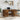 Desk Smoked Oak 140x50x75 cm Engineered Wood