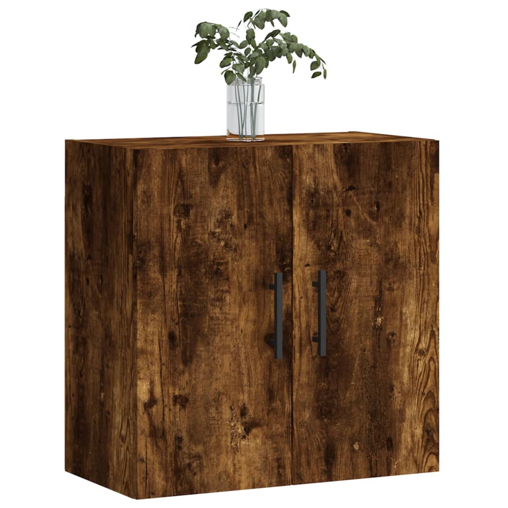 Wall Cabinet Smoked Oak 60x31x60 cm Engineered Wood