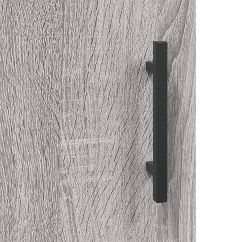 Wall Cabinet Grey Sonoma 60x31x60 cm Engineered Wood