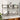 4 Piece Wall Shelf Set with Bars Grey Sonoma Engineered Wood