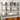 6 Piece Wall Shelf Set with Bars Grey Sonoma Engineered Wood