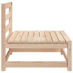 Garden Sofa Armless 70x70x67 cm Solid Wood Pine