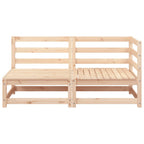 Garden Sofa 2-Seater Solid Wood Pine