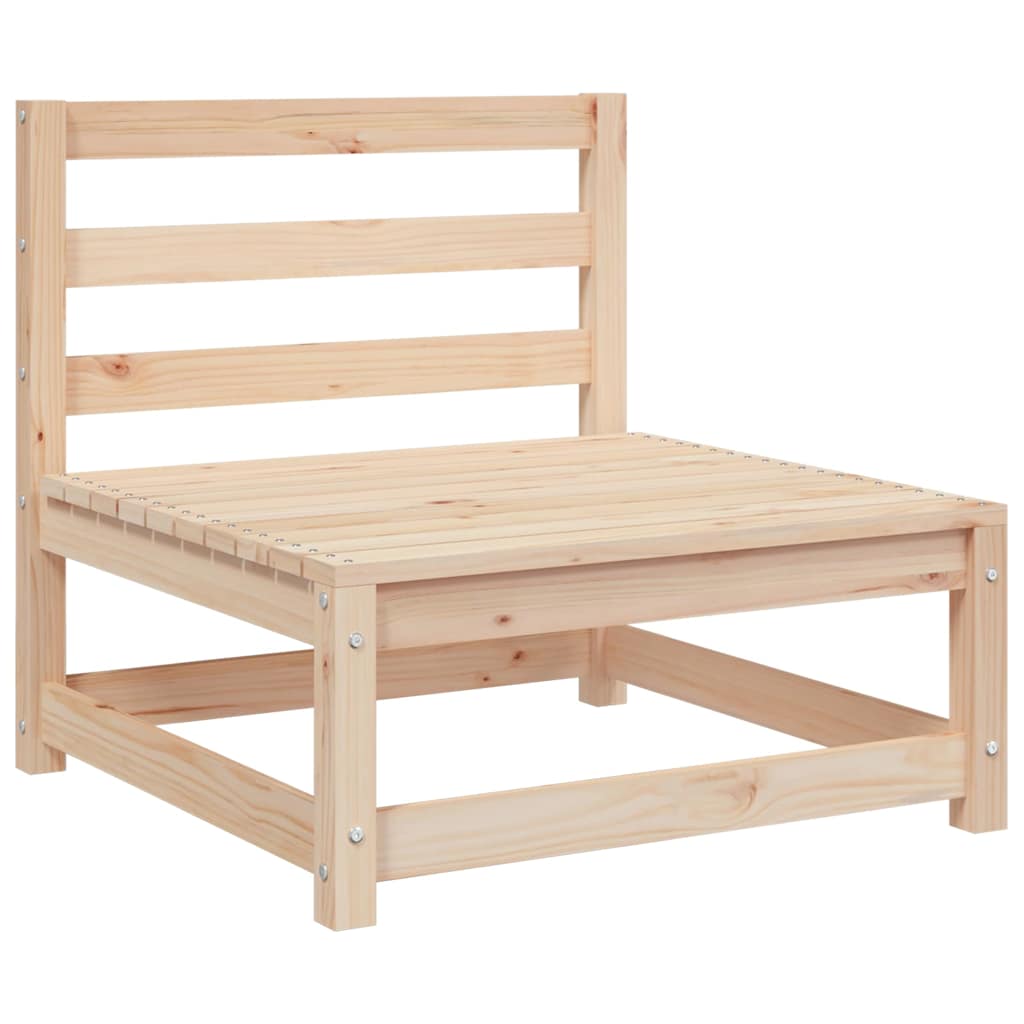 Garden Sofa 2-Seater Solid Wood Pine
