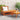 Garden Sofa Armless with Footstool Wax Brown Solid Wood Pine