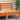 Garden Sofa Armless Wax Brown Solid Wood Pine