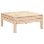 Garden Footstool Solid Wood Pine