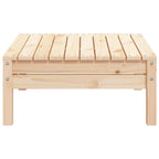 Garden Footstool Solid Wood Pine