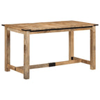 Dining Table 140x70x75 cm Solid Wood Mango