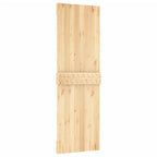 Sliding Door with Hardware Set 70x210 cm Solid Wood Pine