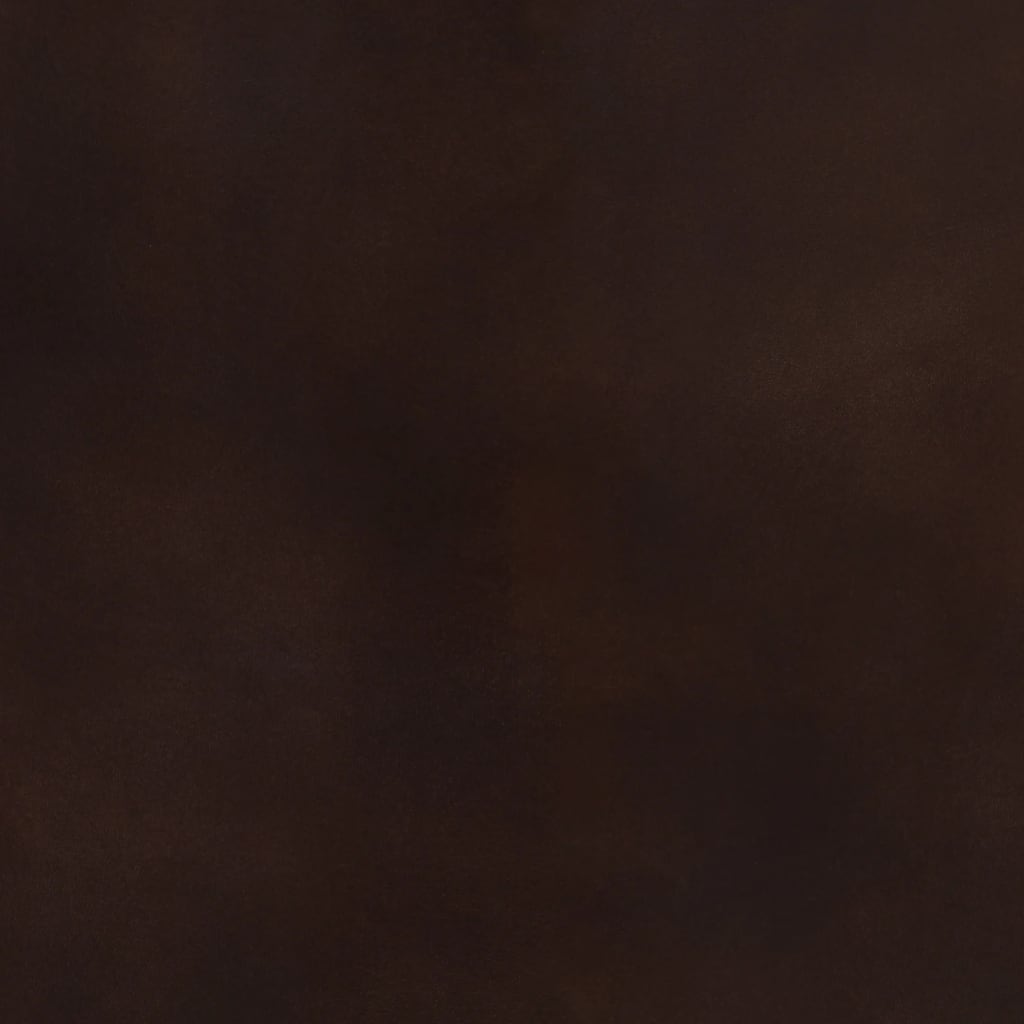 Tub Chair Dark Brown Real Leather