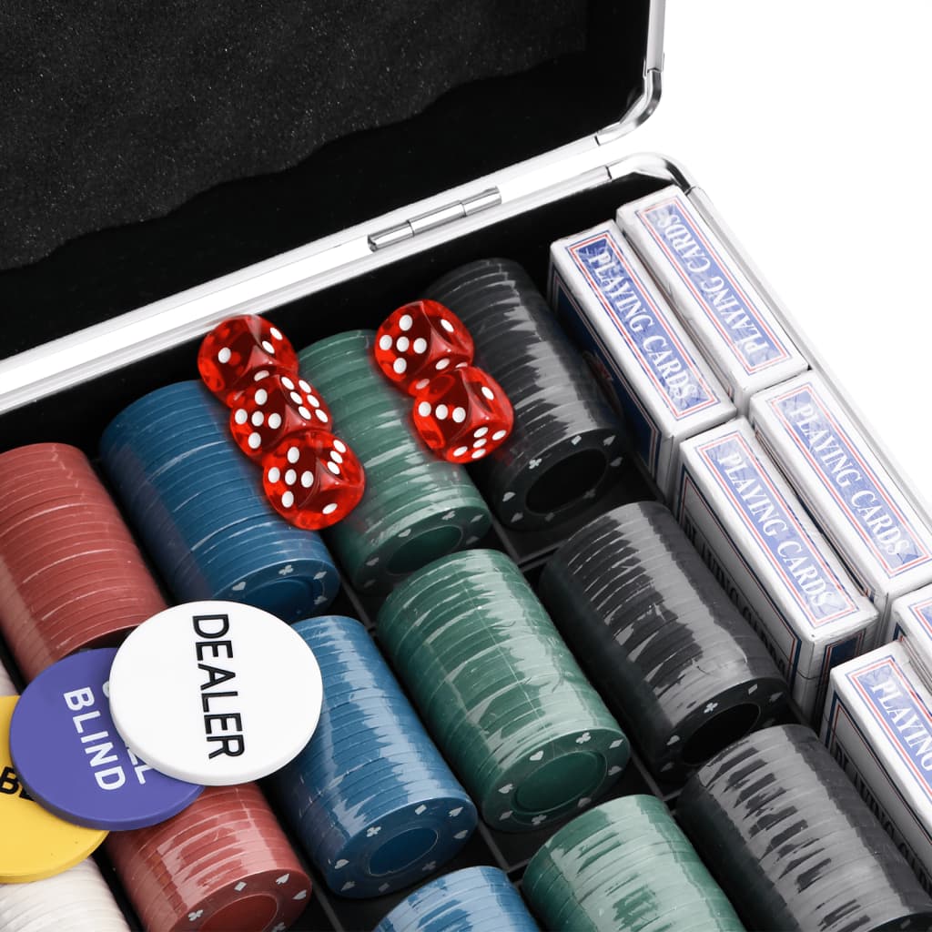 Poker Chip Set 600 pcs 4 g