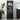 Bathroom Cabinet BERG Black 40x34x110 cm Solid Wood Pine