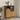 Highboard with Glass Door FLAM 92x40x122.5 cm Solid Wood Pine