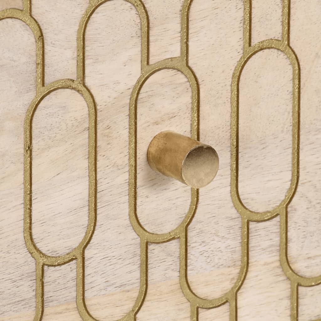 Side Cabinet 40x33x75 cm Solid Wood Mango