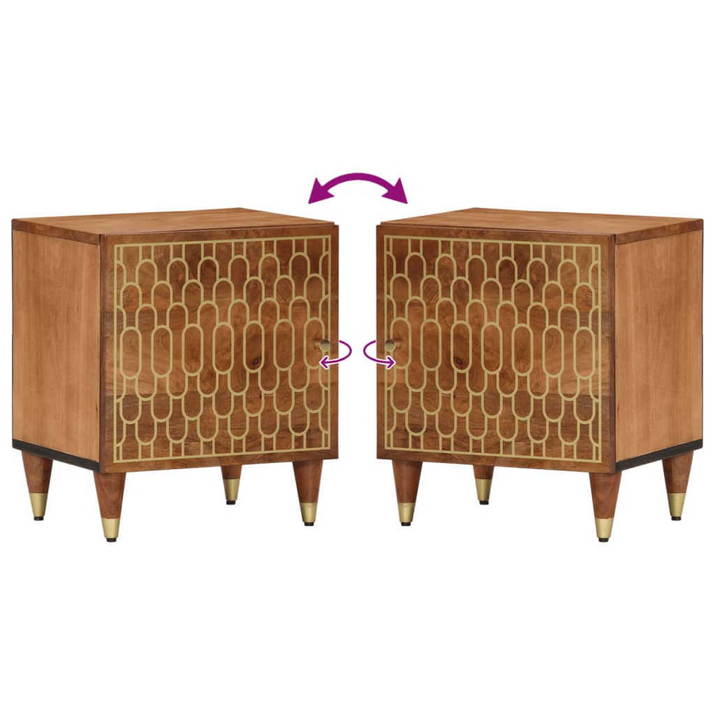 Bedside Cabinet 40x33x46 cm Solid Wood Mango