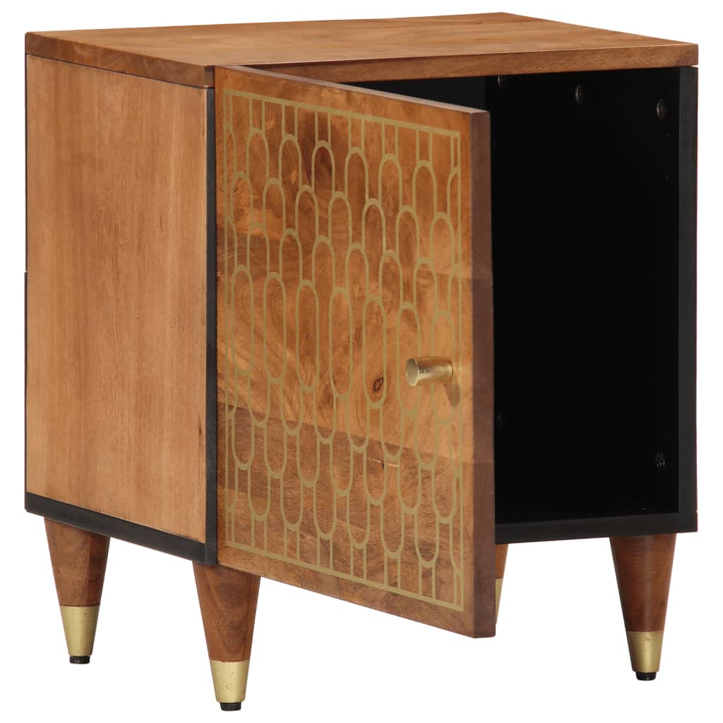 Bedside Cabinets 2 pcs 40x33x46 cm Solid Wood Mango