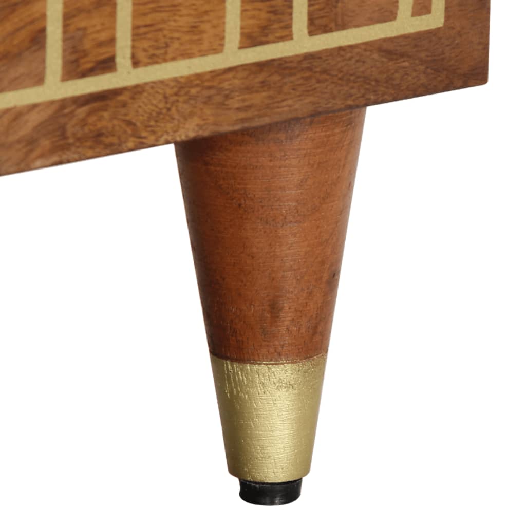 Bedside Cabinets 2 pcs 40x33x46 cm Solid Wood Mango