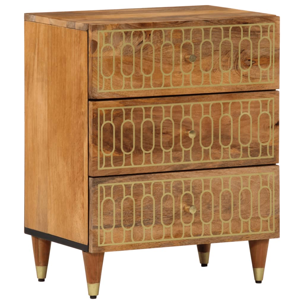 Bedside Cabinet 50x33x62 cm Solid Wood Mango