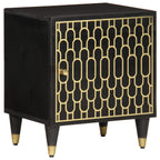 Bedside Cabinets 2 pcs 40x33x46 cm Solid Wood Mango