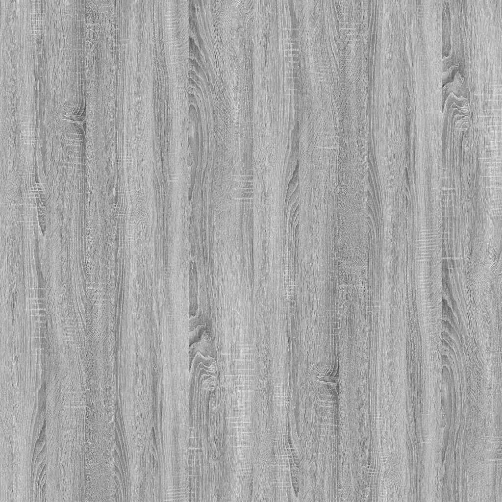 2 Piece Bathroom Furniture Set Grey Sonoma Engineered Wood