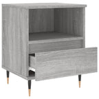 Bedside Cabinets 2 pcs Grey Sonoma 40x35x50 cm Engineered Wood
