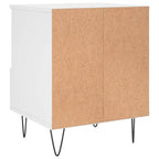 Bedside Cabinets 2 pcs White 40x35x50 cm Engineered Wood