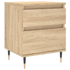 Bedside Cabinet Sonoma Oak 40x35x50 cm Engineered Wood