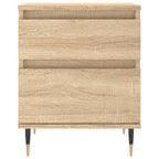 Bedside Cabinet Sonoma Oak 40x35x50 cm Engineered Wood