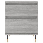 Bedside Cabinets 2 pcs Grey Sonoma 40x35x50 cm Engineered Wood