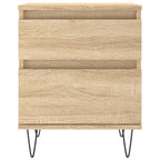 Bedside Cabinet Sonoma Oak 40x35x50 cm Engineered Wood