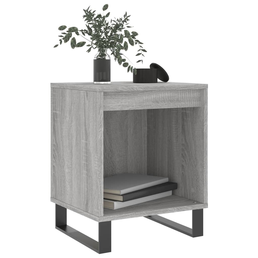 Bedside Cabinets 2 pcs Grey Sonoma 40x35x50 cm Engineered Wood