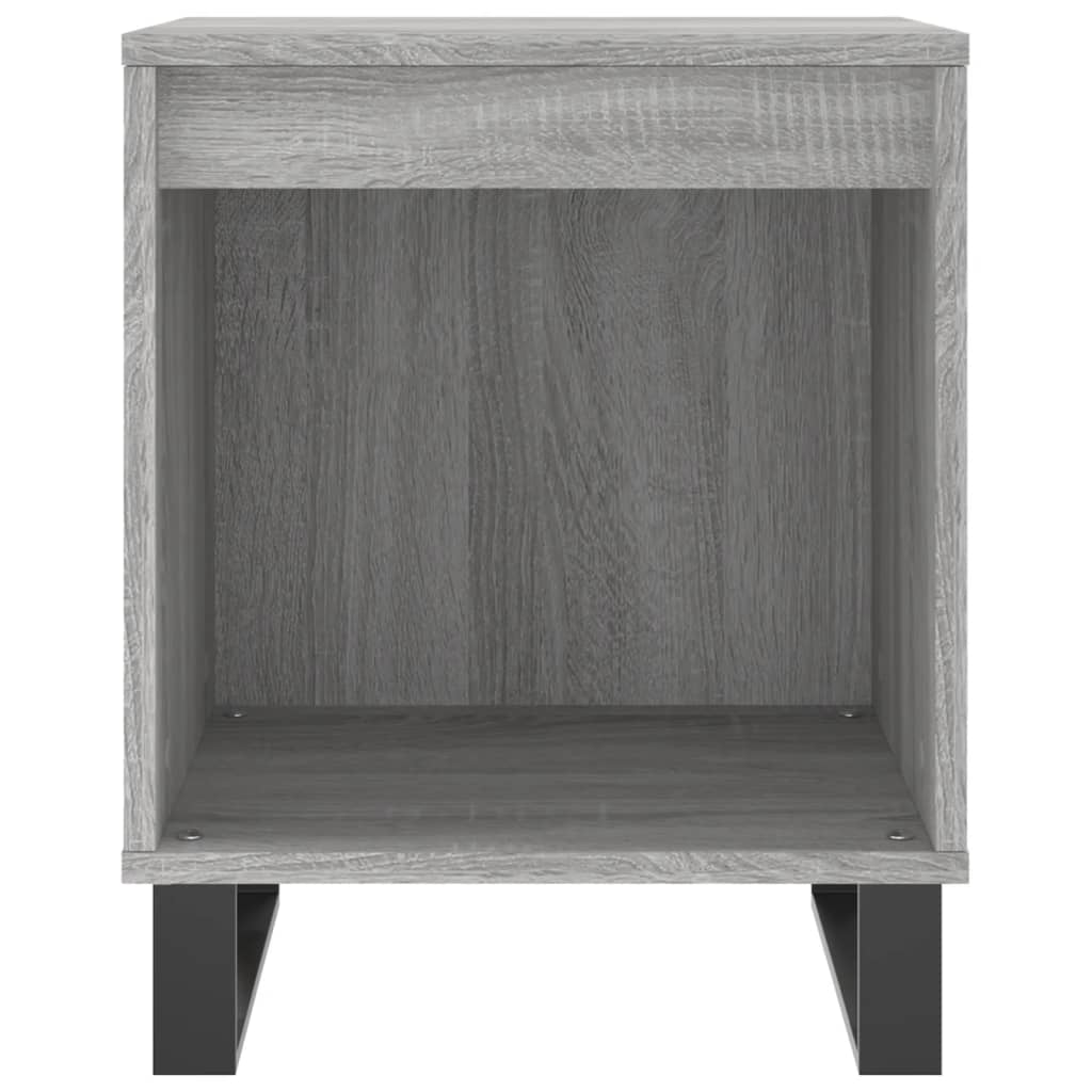 Bedside Cabinets 2 pcs Grey Sonoma 40x35x50 cm Engineered Wood