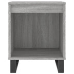 Bedside Cabinets 2 pcs Grey Sonoma 40x35x50 cm Engineered Wood