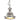 Pendant Lighting 25x25x136 cm Aluminium