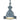 Pendant Lighting 25x25x138 cm Aluminium