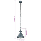 Pendant Lighting 25x25x138 cm Aluminium